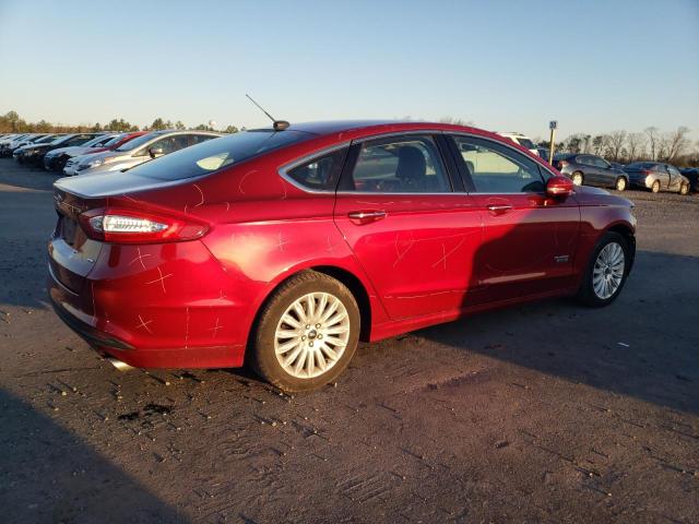 3FA6P0PUXGR275762 - 2016 FORD FUSION SE PHEV RED photo 3