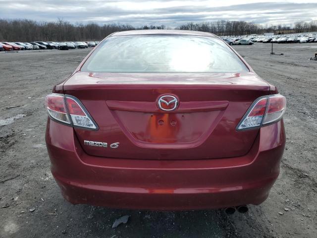 1YVHZ8CH2A5M13707 - 2010 MAZDA 6 I BURGUNDY photo 6