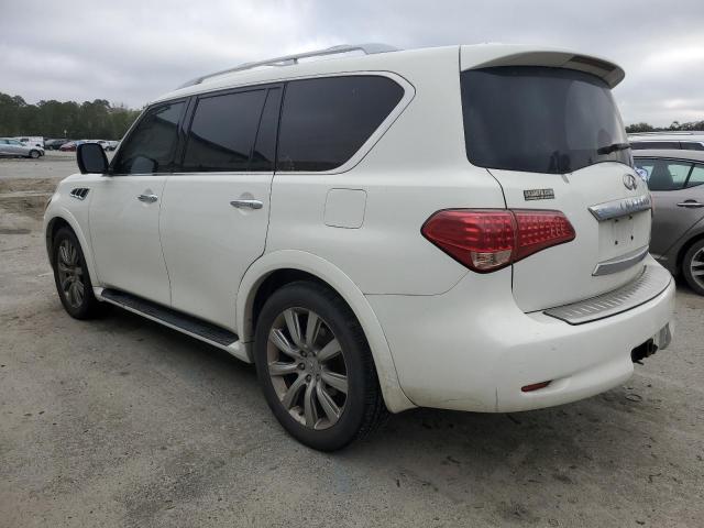 JN8AZ2NE0C9021154 - 2012 INFINITI QX56 WHITE photo 2