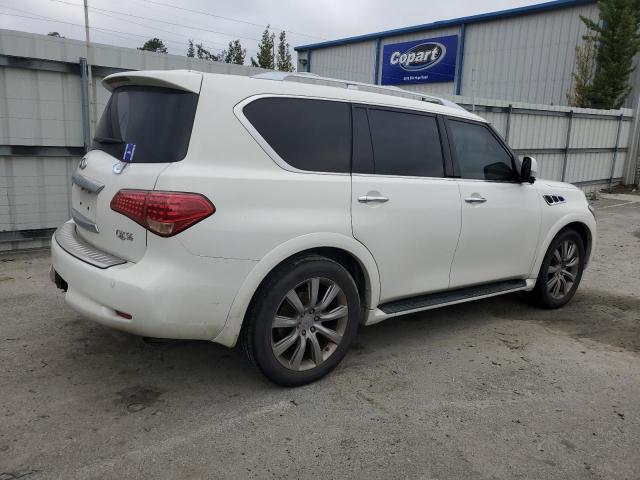 JN8AZ2NE0C9021154 - 2012 INFINITI QX56 WHITE photo 3