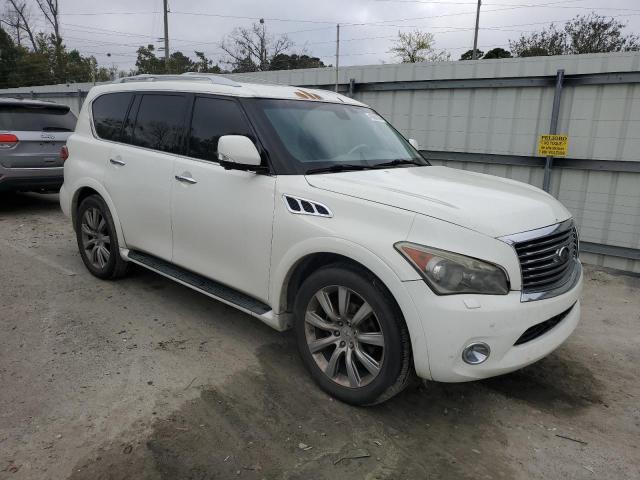 JN8AZ2NE0C9021154 - 2012 INFINITI QX56 WHITE photo 4