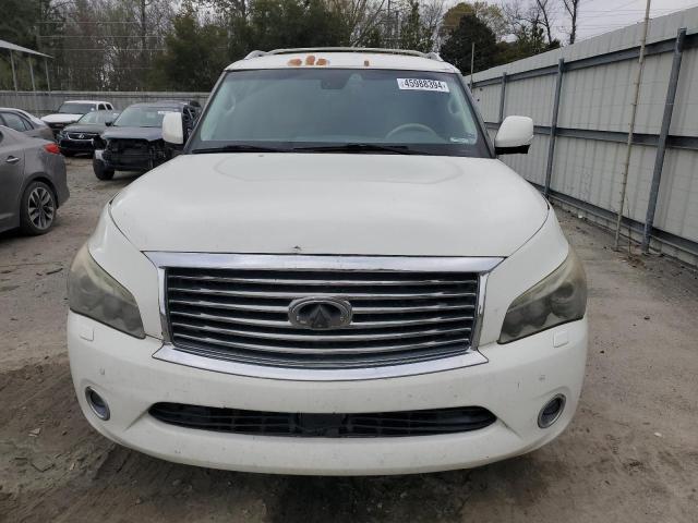 JN8AZ2NE0C9021154 - 2012 INFINITI QX56 WHITE photo 5