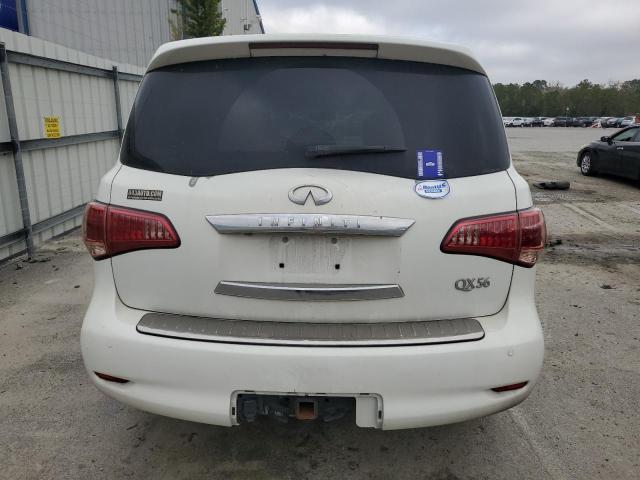 JN8AZ2NE0C9021154 - 2012 INFINITI QX56 WHITE photo 6