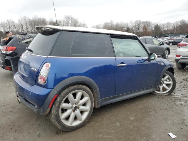 WMWRE33433TD61363 - 2003 MINI COOPER S BLUE photo 3