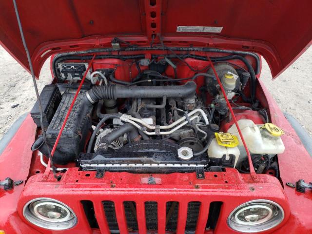 1J4FA49S13P348298 - 2003 JEEP WRANG SPRT SPORT RED photo 11