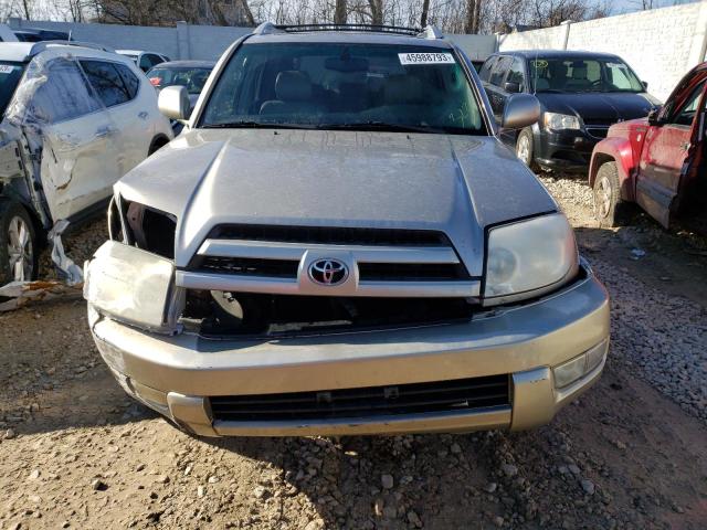 JTEBU17R930003728 - 2003 TOYOTA 4RUNNER LIMITED BEIGE photo 5