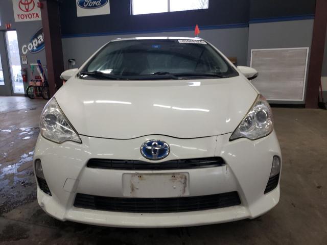 JTDKDTB3XE1575214 - 2014 TOYOTA PRIUS C WHITE photo 5