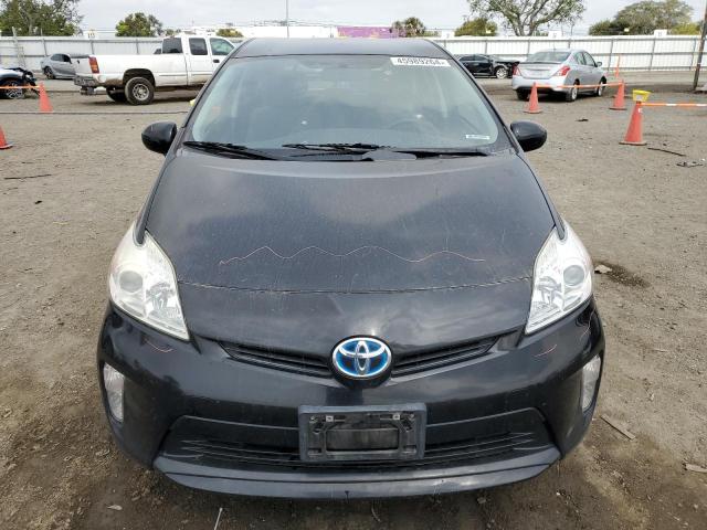 JTDKN3DU2F2001222 - 2015 TOYOTA PRIUS BLACK photo 5