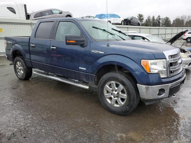 1FTFW1ET6EFB13795 - 2014 FORD F150 SUPERCREW BLUE photo 4