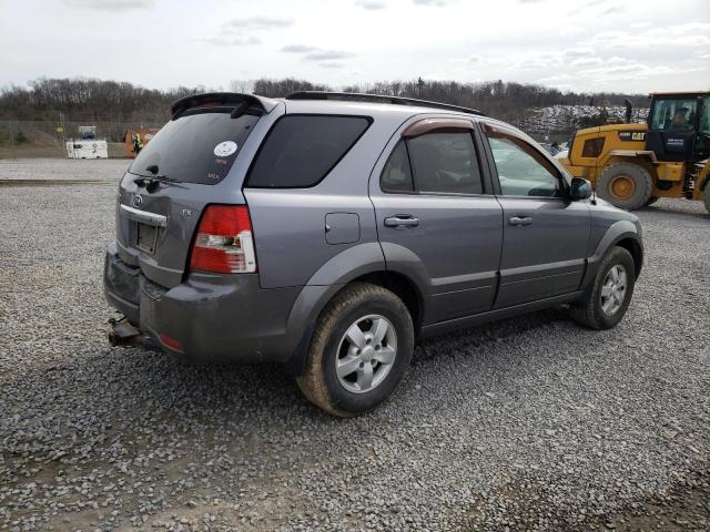 KNDJC736X85800887 - 2008 KIA SORENTO EX GRAY photo 3