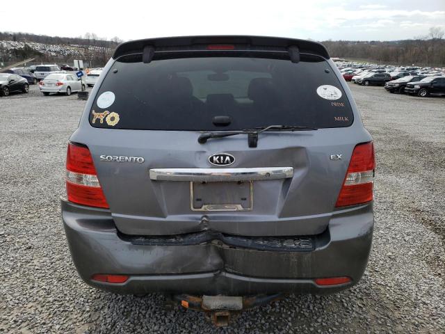 KNDJC736X85800887 - 2008 KIA SORENTO EX GRAY photo 6