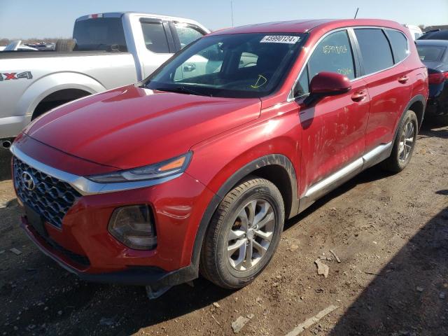 5NMS23AD0KH101788 - 2019 HYUNDAI SANTA FE SE RED photo 1