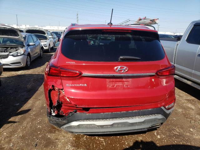 5NMS23AD0KH101788 - 2019 HYUNDAI SANTA FE SE RED photo 6