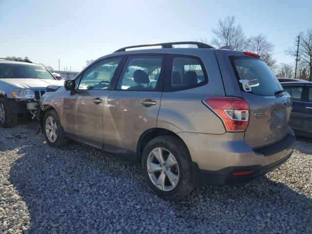 JF2SJABC1GH453074 - 2016 SUBARU FORESTER 2.5I BEIGE photo 2