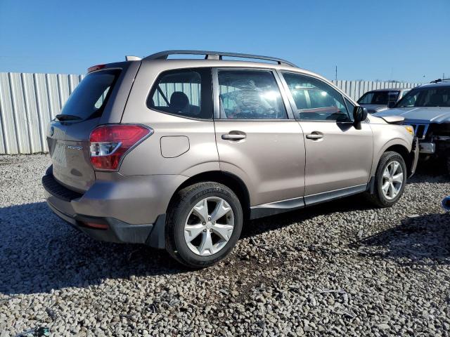 JF2SJABC1GH453074 - 2016 SUBARU FORESTER 2.5I BEIGE photo 3