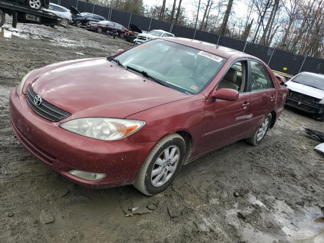 4T1BF30K34U063114 - 2004 TOYOTA CAMRY LE RED photo 1
