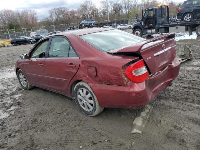 4T1BF30K34U063114 - 2004 TOYOTA CAMRY LE RED photo 2