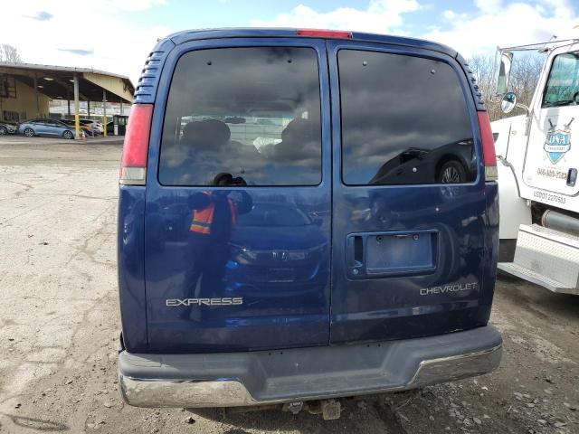 1GNFG65R811212695 - 2001 CHEVROLET EXPRESS G1 BLUE photo 6