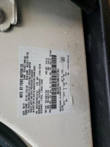 MAJ3S2GE3MC437361 - 2021 FORD ECOSPORT SE WHITE photo 13