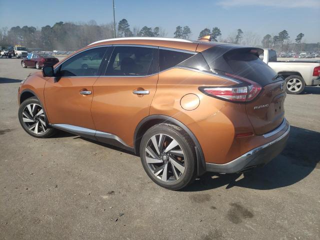 5N1AZ2MH0HN165109 - 2017 NISSAN MURANO S ORANGE photo 2