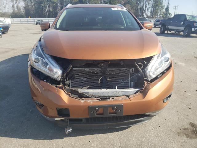 5N1AZ2MH0HN165109 - 2017 NISSAN MURANO S ORANGE photo 5