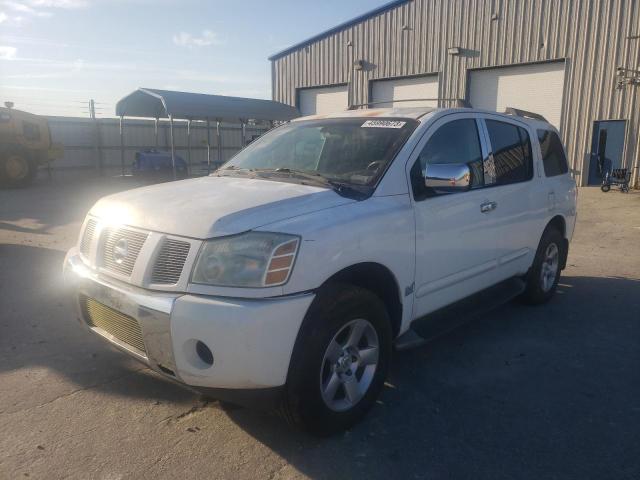 5N1AA08A04N722183 - 2004 NISSAN ARMADA SE WHITE photo 1