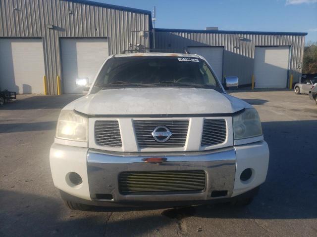 5N1AA08A04N722183 - 2004 NISSAN ARMADA SE WHITE photo 5