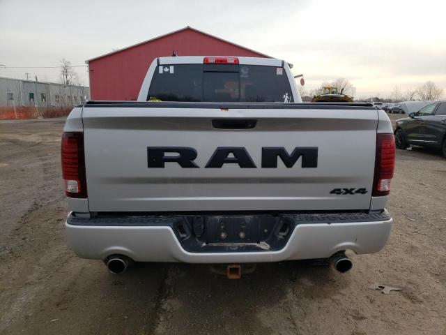 1C6RR7MT6JS267313 - 2018 RAM 1500 SPORT SILVER photo 6