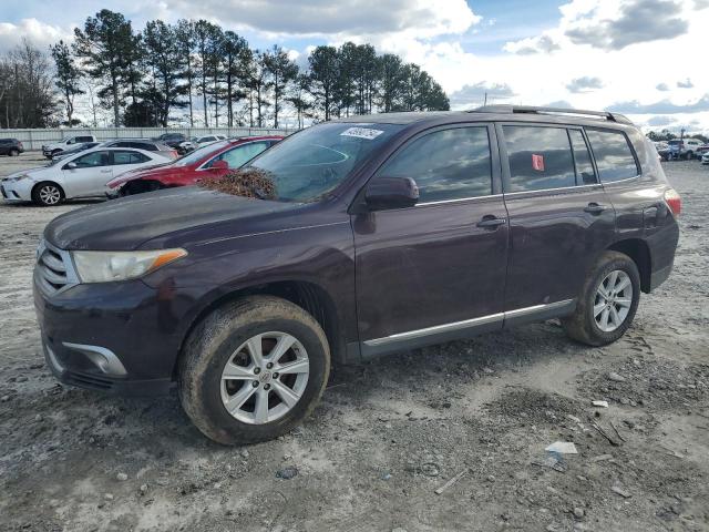 5TDZA3EH3DS044386 - 2013 TOYOTA HIGHLANDER BASE BURGUNDY photo 1