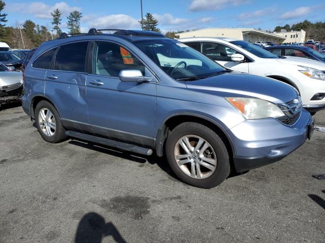 5J6RE4H74AL005925 - 2010 HONDA CR-V EXL BLUE photo 4