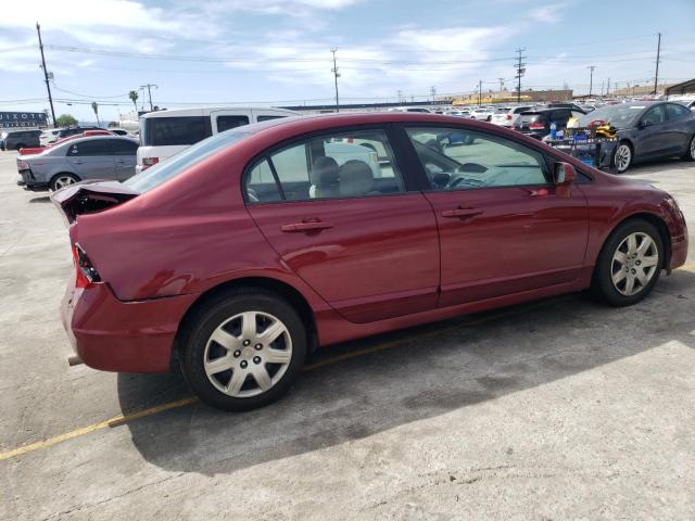 19XFA1F56AE042357 - 2010 HONDA CIVIC LX BURGUNDY photo 3