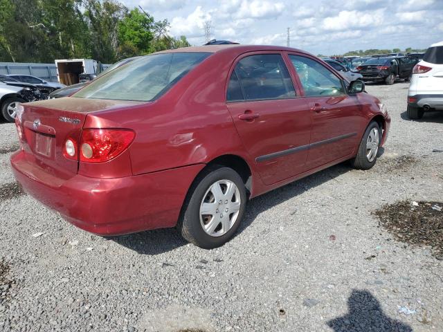 1NXBR32E78Z019394 - 2008 TOYOTA COROLLA CE RED photo 3