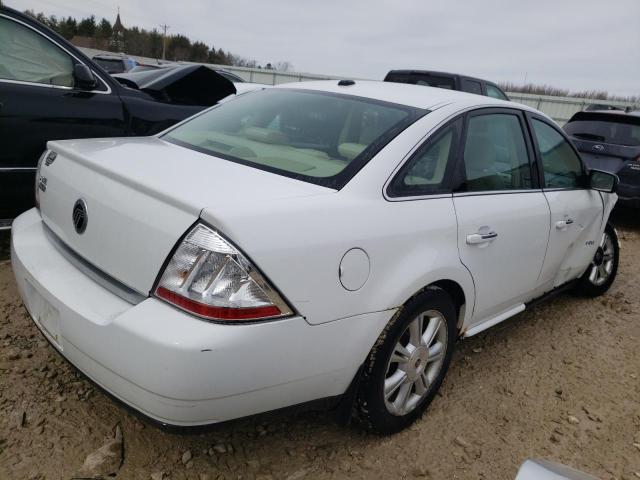 1MEHM42W28G623217 - 2008 MERCURY SABLE PREMIER WHITE photo 3