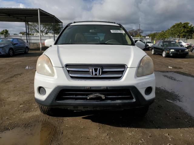 JHLRD78985C008427 - 2005 HONDA CR-V SE WHITE photo 5