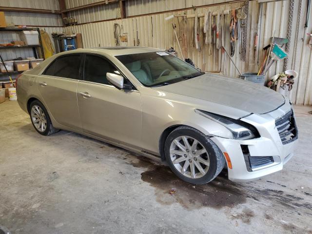 1G6AR5S35F0107863 - 2015 CADILLAC CTS LUXURY COLLECTION GOLD photo 4
