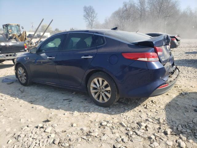 5XXGU4L3XJG207947 - 2018 KIA OPTIMA EX BLUE photo 2