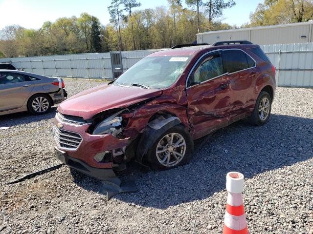 2GNFLFEK2H6103591 - 2017 CHEVROLET EQUINOX LT BURGUNDY photo 1