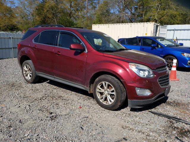 2GNFLFEK2H6103591 - 2017 CHEVROLET EQUINOX LT BURGUNDY photo 4