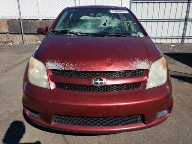 JTKKT624X60142232 - 2006 TOYOTA SCION XA BURGUNDY photo 5