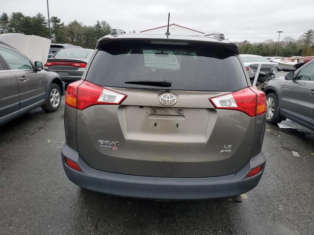 2T3BFREV2FW232409 - 2015 TOYOTA RAV4 LE GRAY photo 6