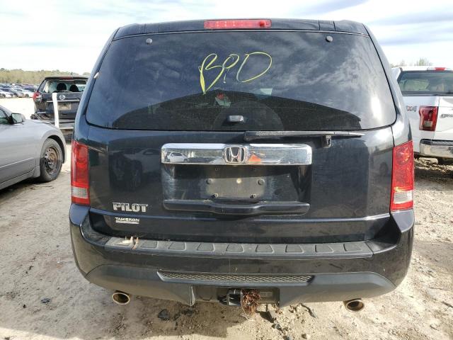 5FNYF3H57FB013731 - 2015 HONDA PILOT EXL BLACK photo 6