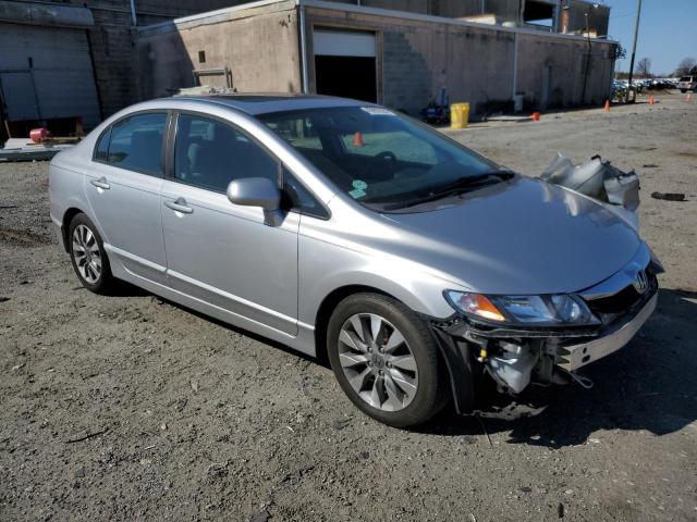 19XFA1F87BE000937 - 2011 HONDA CIVIC EX SILVER photo 4