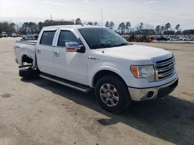 1FTFW1EF1DFA23365 - 2013 FORD F150 SUPERCREW WHITE photo 4