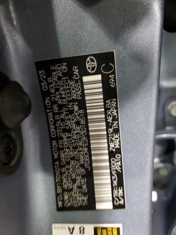 JTDBCMFE2P3018518 - 2023 TOYOTA COROLLA LE Gri fotoğraf 12