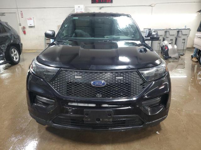 1FM5K8AW1NNA01987 - 2022 FORD EXPLORER POLICE INTERCEPTOR შავი ფოტო 5