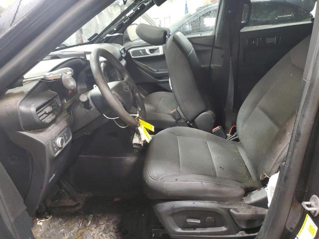 1FM5K8AW1NNA01987 - 2022 FORD EXPLORER POLICE INTERCEPTOR შავი ფოტო 7