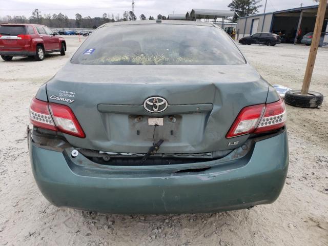 4T1BF3EK6AU575373 - 2010 TOYOTA CAMRY BASE GREEN photo 6