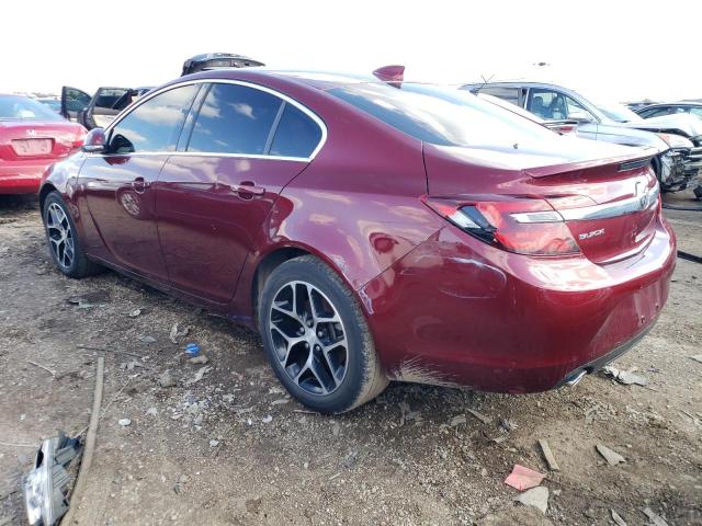 2G4GL5EX6H9198587 - 2017 BUICK REGAL SPORT TOURING BURGUNDY photo 2