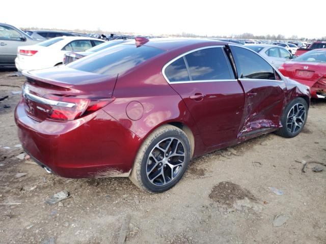 2G4GL5EX6H9198587 - 2017 BUICK REGAL SPORT TOURING BURGUNDY photo 3