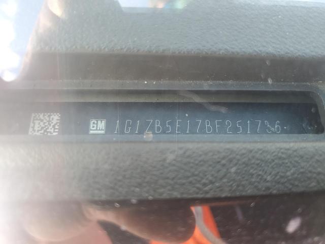 1G1ZB5E17BF251736 - 2011 CHEVROLET MALIBU LS Brun photo 12